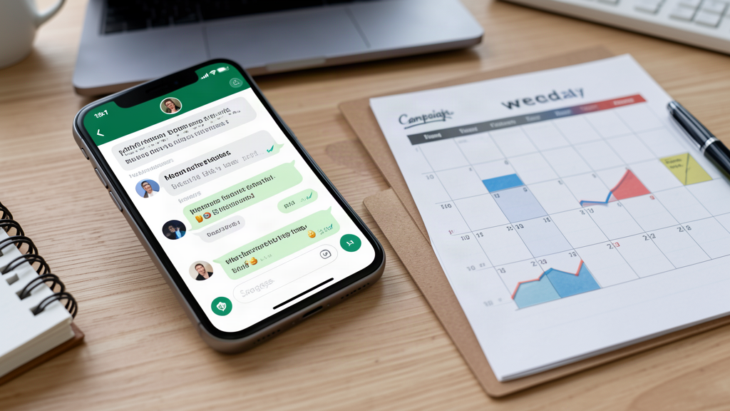 Calendário de disparos black friday whatsapp com envios por dia da semana