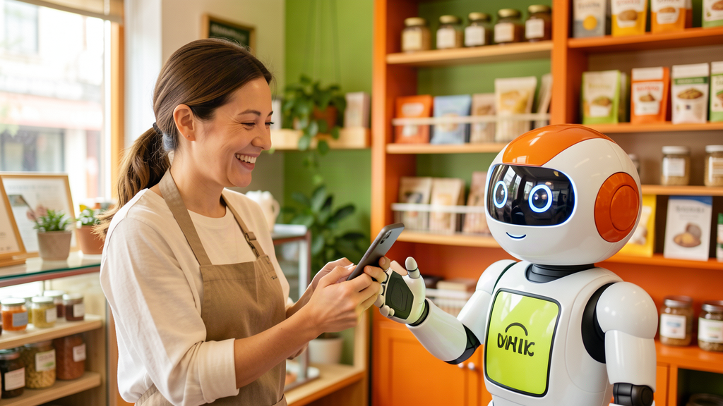 Chatbot com atendimento humano no WhatsApp passando a conversa para a vendedora