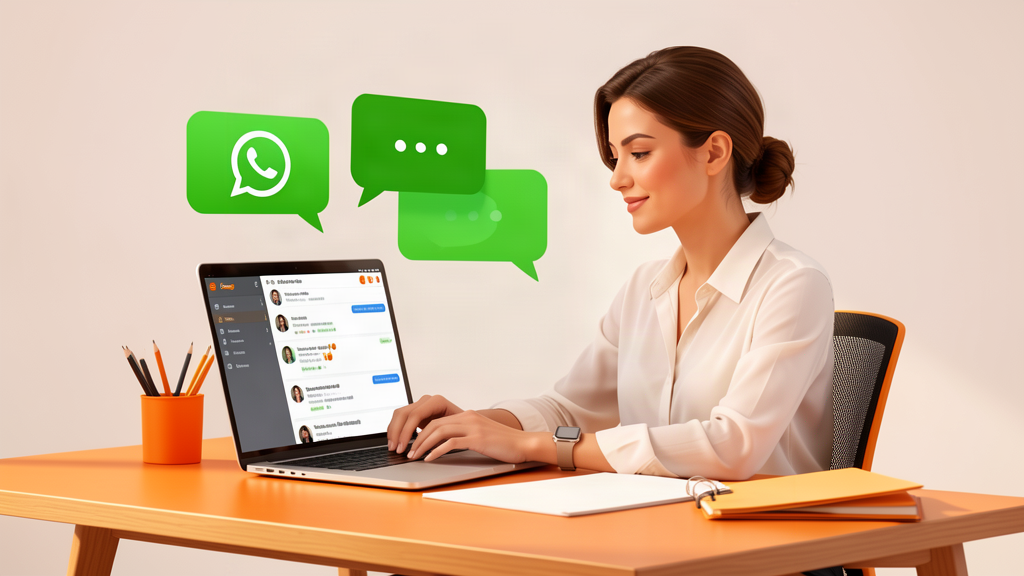 Painel de atendimento estilo Chatwoot conectado ao WhatsApp