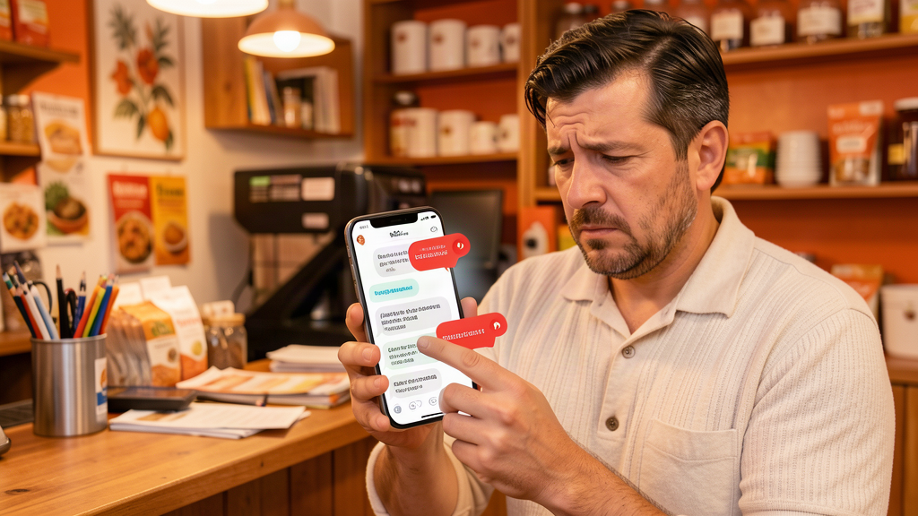 Resposta automática no WhatsApp com erros que afastam clientes