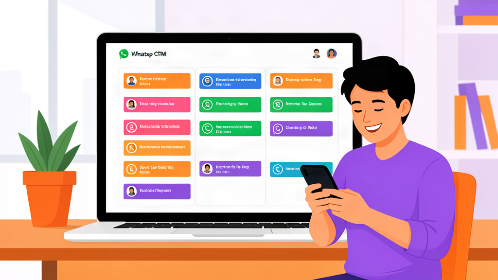 Etiquetas automáticas no WhatsApp organizando conversas de clientes por etapa