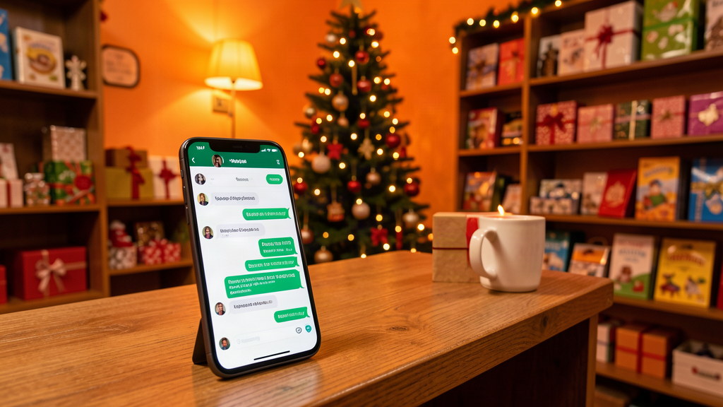 Mensagem de natal no WhatsApp com modelos prontos no celular