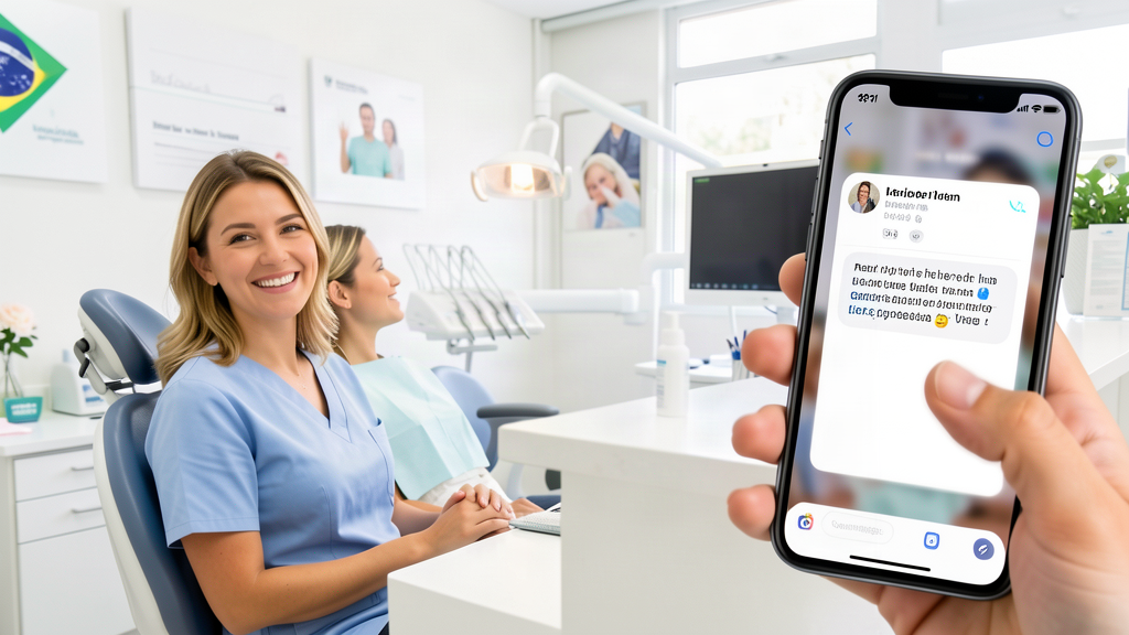 WhatsApp para clínicas odontológicas com confirmação de consulta e retorno de paciente